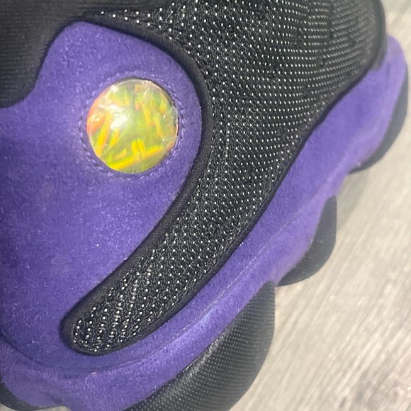 Jordan 13 Retro Black/Court Purple - Picture 6 of 8